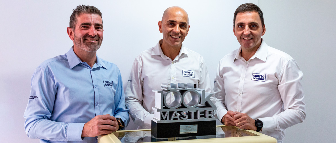 Gabriel, Francisco y Raúl, socios y fundadores de Cuarto Sentido