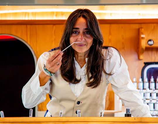 Beatrice Aguilar, perfumista de Cuarto Sentido