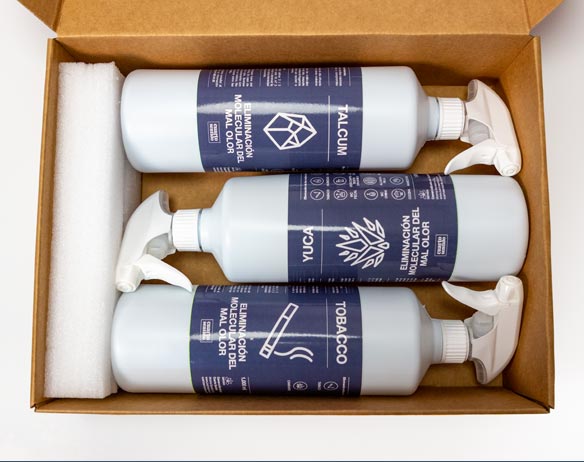 Contenido del Kit para Emergencias de mal olor