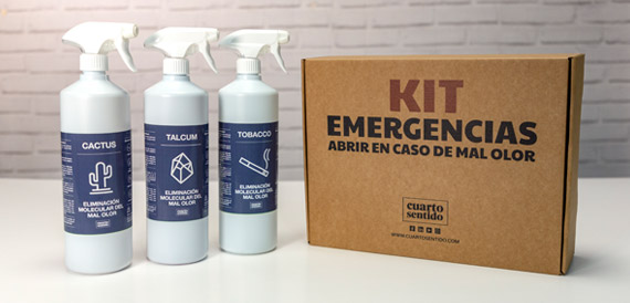 Kit de emergencias contra los malos olores
