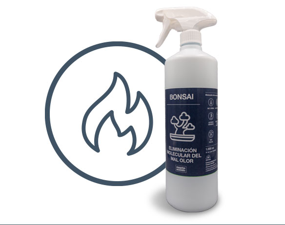 eliminación del olor a quemado